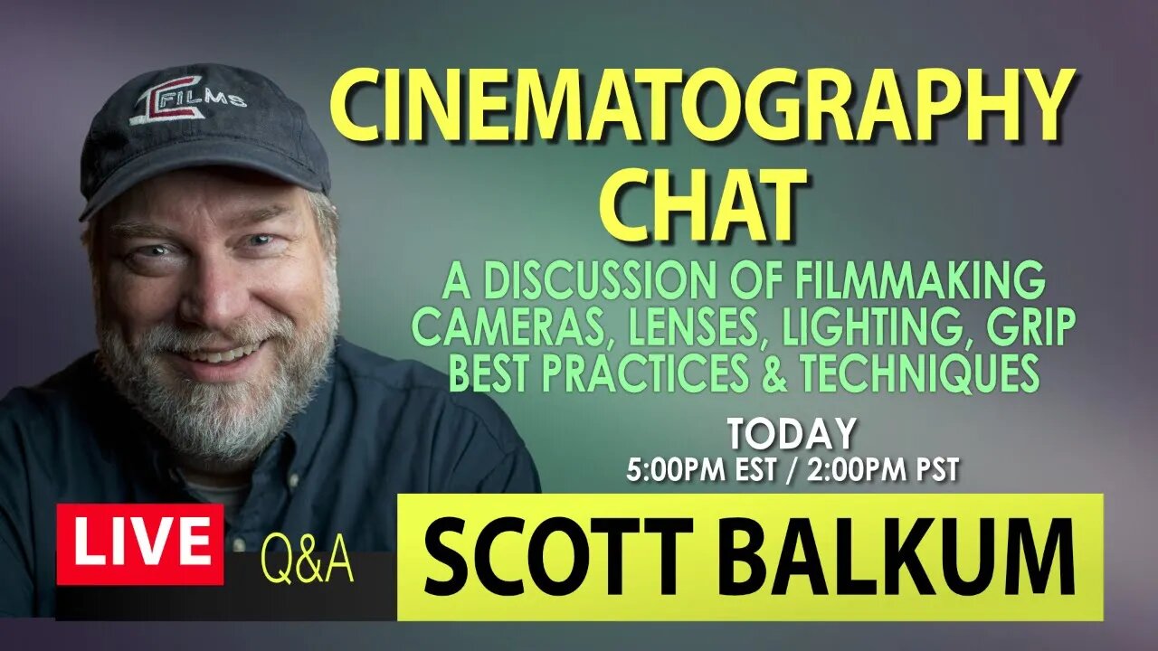 LIVE STREAM 10-27-23 - Its Friday! Let’s Chat. Talk About All Things Filmmaking! Cameras, Lighting