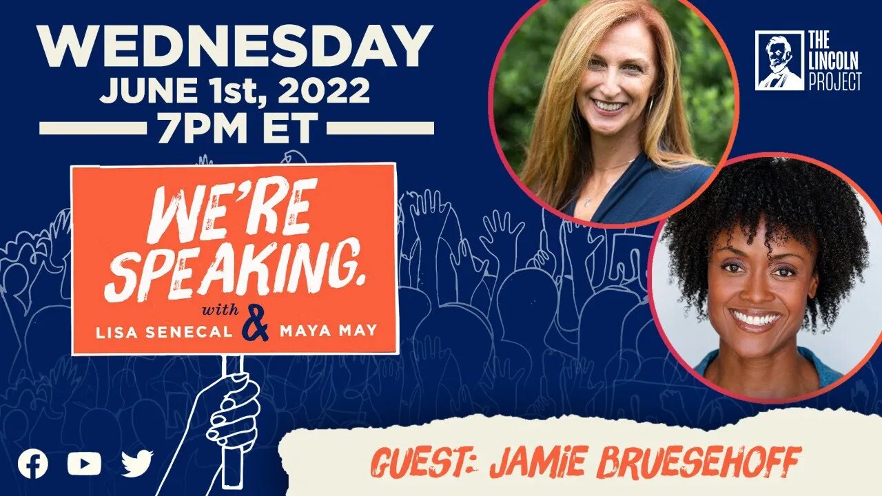 TUNE IN: TONIGHT at 7 PM ET: Jamie Bruesehoff joins We're Speaking.