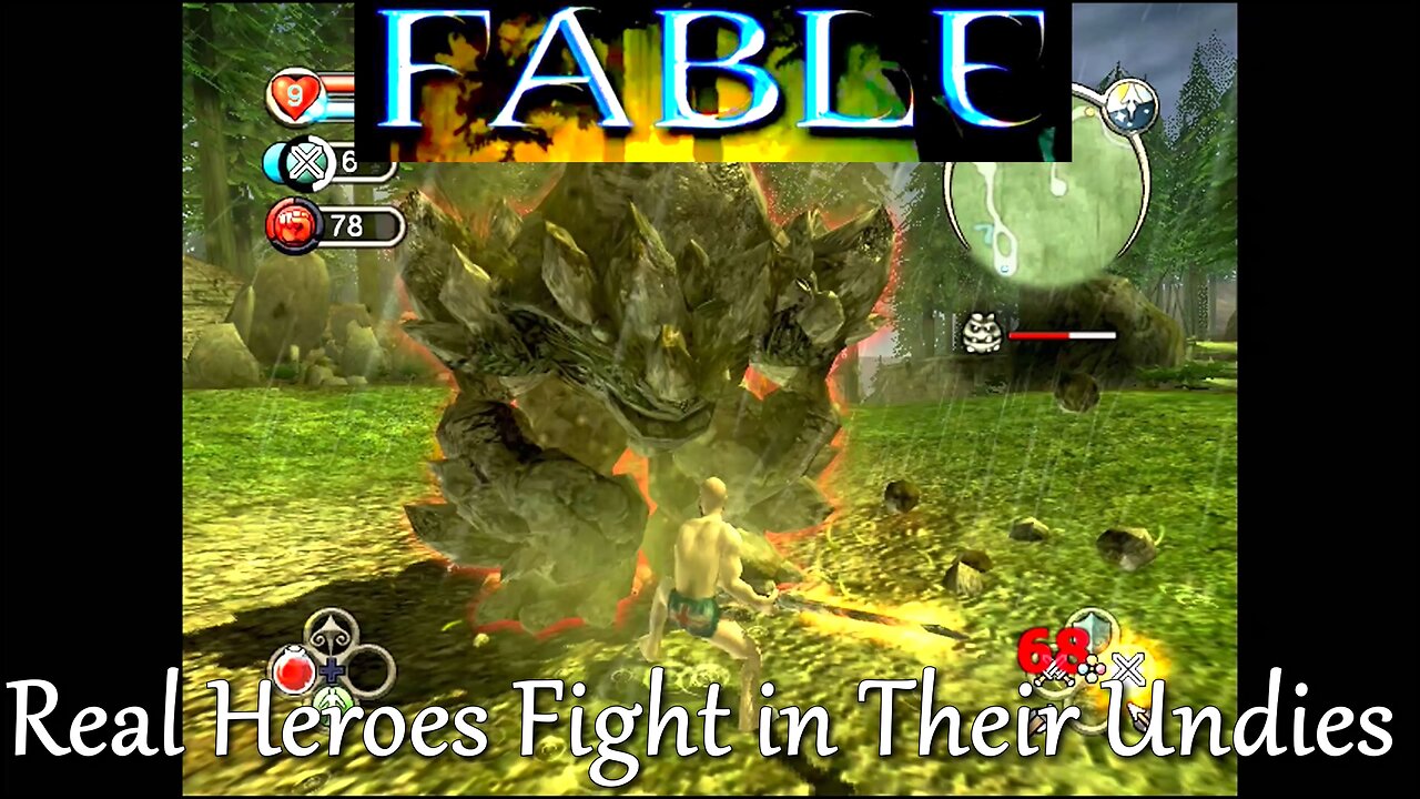 Fable- OG Xbox Version- Heroes Don't Need Clothes to Best Golems and Werewolves