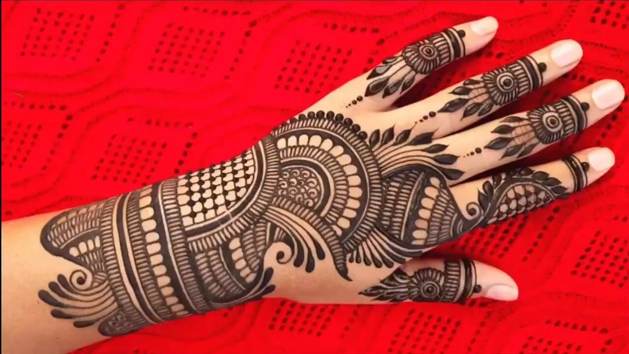 Easy mehndi design | Mehndi ka design | Latest mehndi for backhand | New easy mehndi design