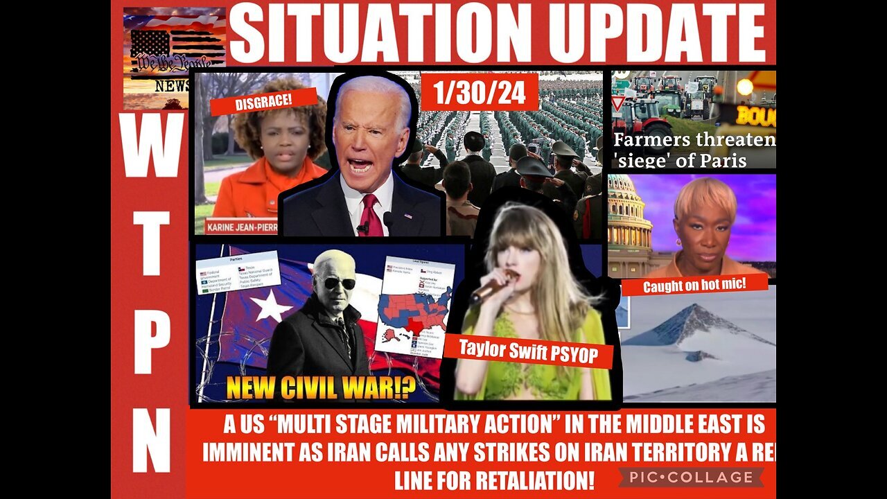 SITUATION UPDATE: NEW CIVIL WAR BREWING IN THE USA? MULTI-STAGE MILITARY ACTION IMMINENT AS IRAN...