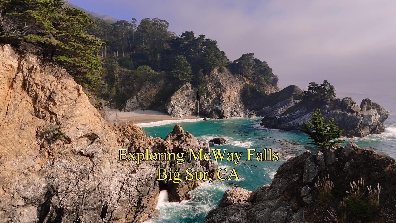 Exploring McWay Falls Near Big Sur California