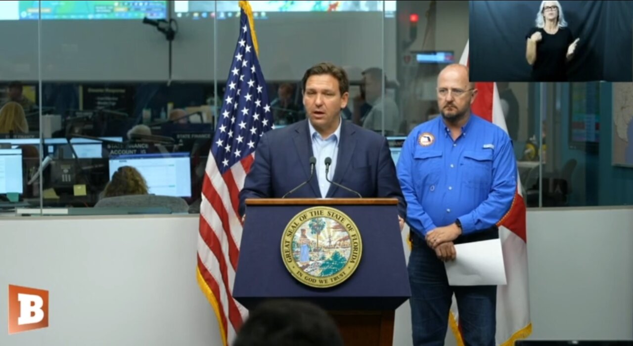 LIVE: Ron DeSantis giving Hurricane Ian update…