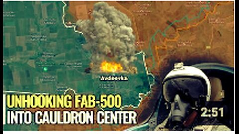 Russia pours smart bombs on Ukraine at the Avdeevka high buildings
