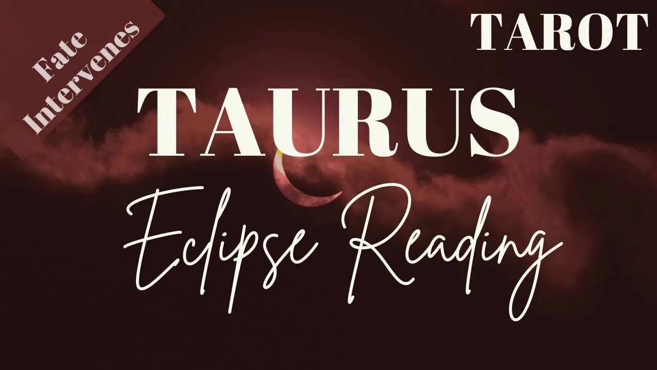 TAURUS October ECLIPSES Tarot Reading || FATED EVENTS Incoming!