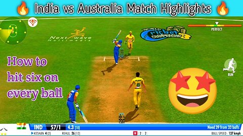 India vs Australia match highlights