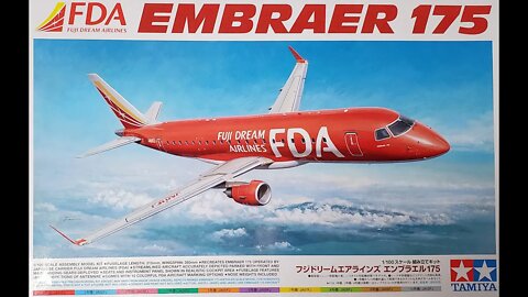 1/100 Tamiya Embraer 175 Review/Preview