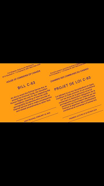 NWO: Canadian bill C-63 seeks life imprisonment for “offensive” online speech!