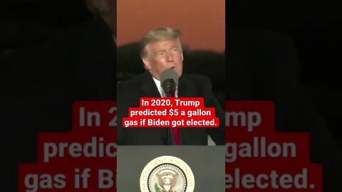 FLASHBACK: Trump predicted $5 a gallon gas if Biden got elected