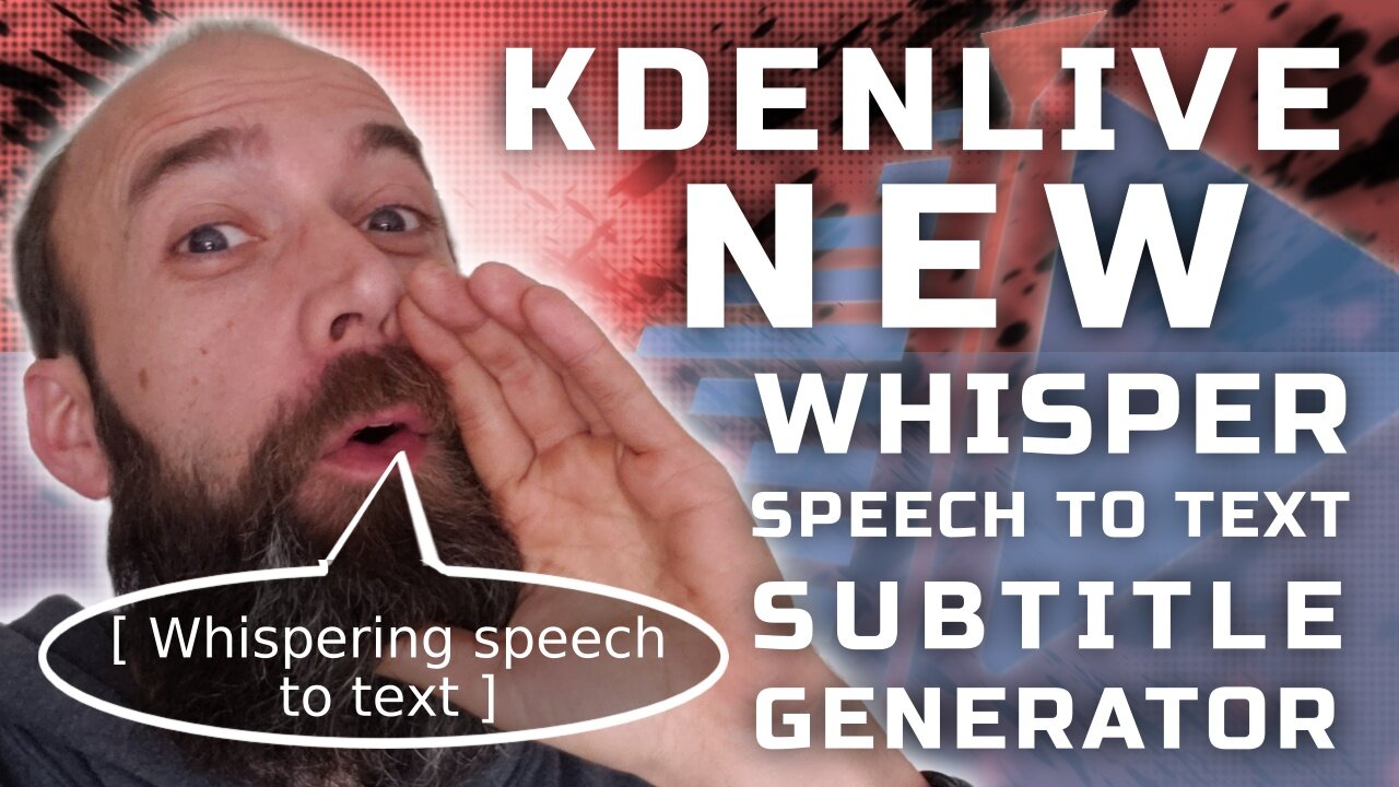 Speech to Text in Kdenlive - How to Configure Whisper for Subtitles in 5 Minutes