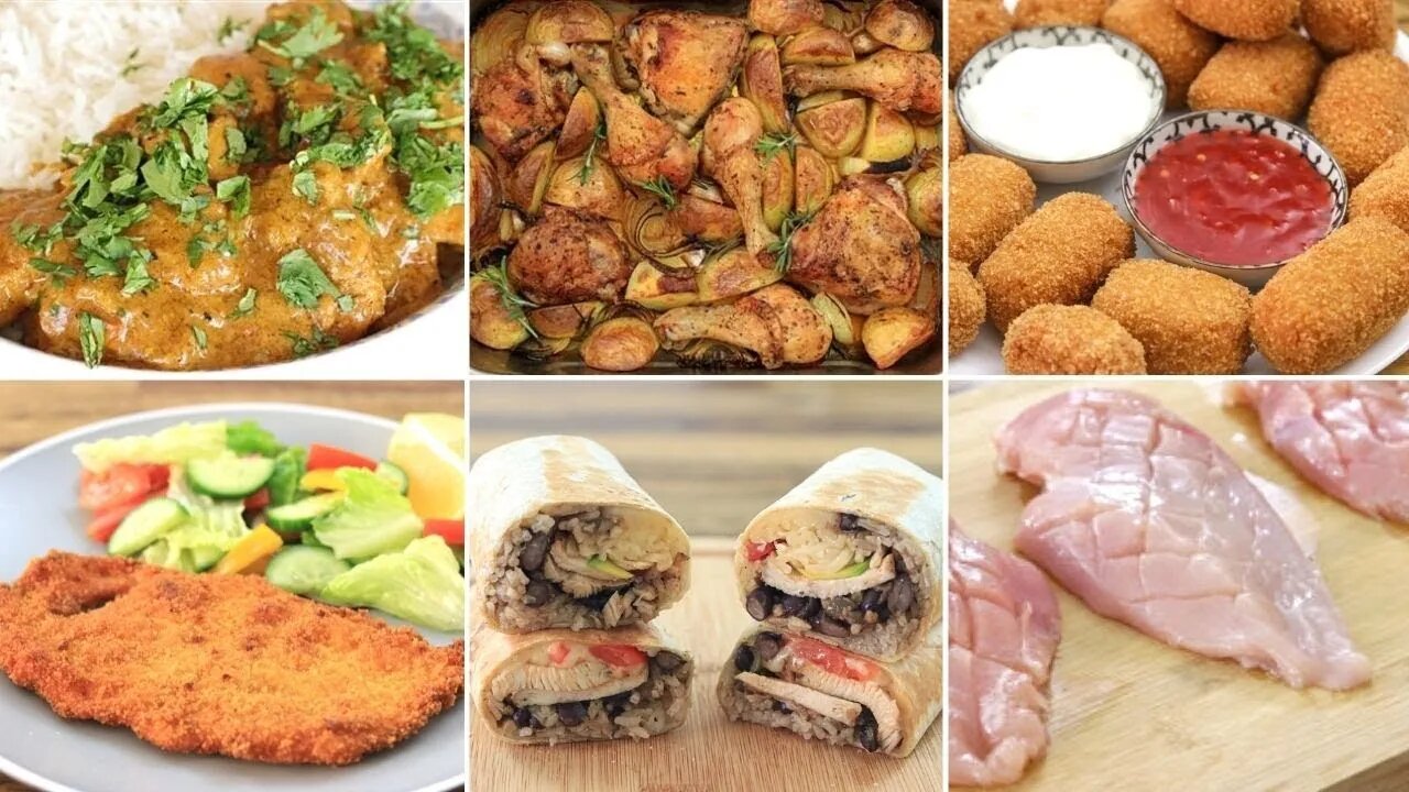 6 Chicken Recipes That Anyone Can Make Easy, Fast, Delisious.