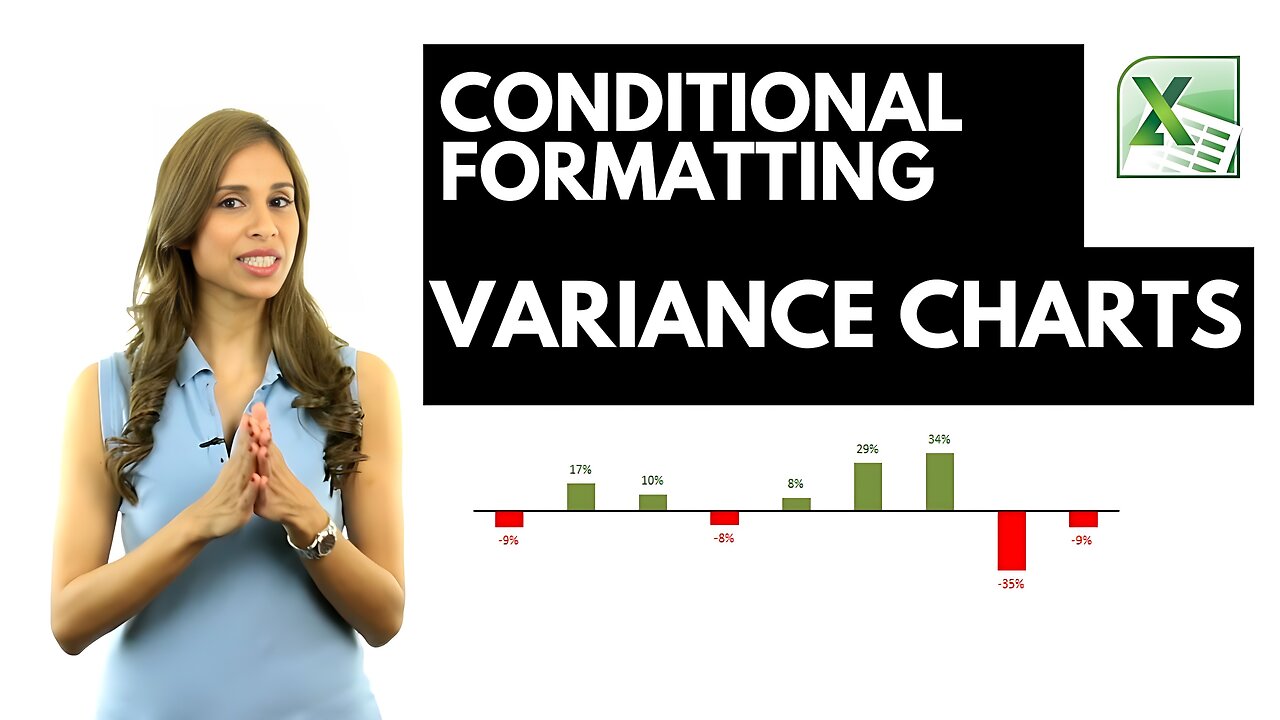 Excel Variance Charts: Actual to Previous Year or Budget Comparisons