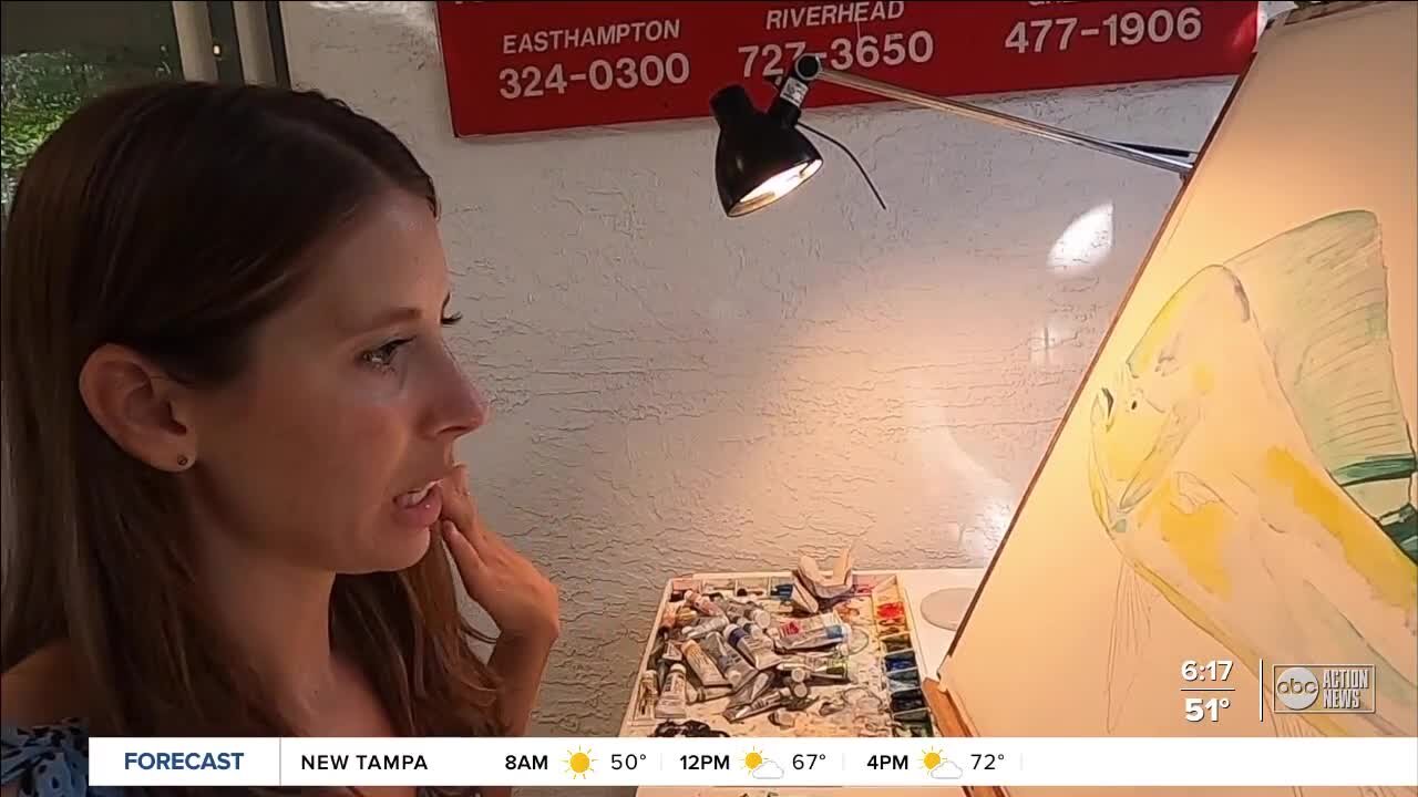 Watercolorist Jackie Maloney to star at this weekend's Sarasota Winter Fine Art Festival