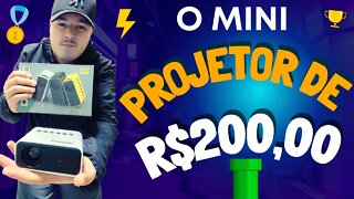 Mini Projetor mais barato do Brasil Review completa desse fantastico aparelho yt500