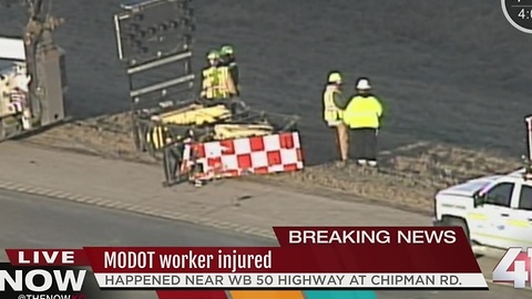 MoDOT worker injured