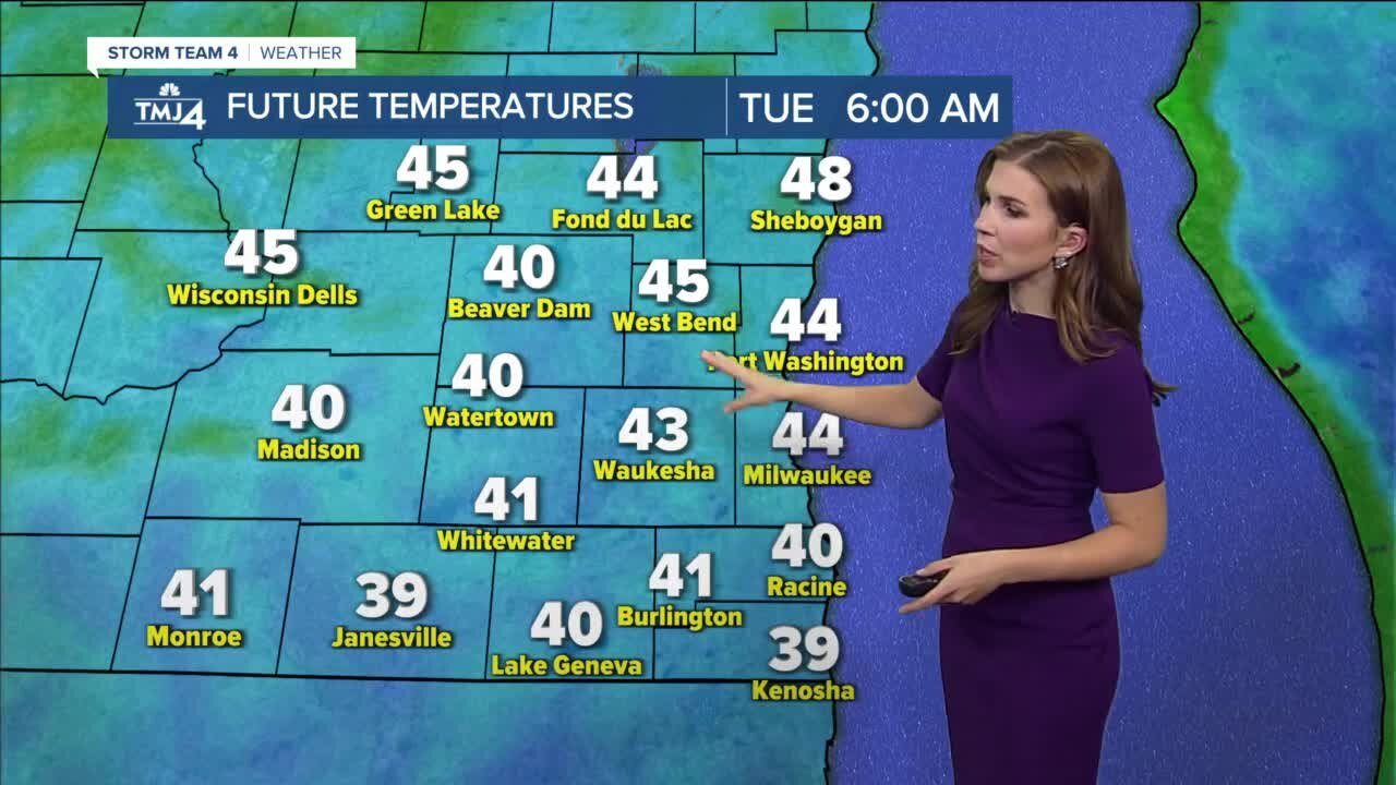 Southeast Wisconsin weather: Sunny skies with highs in the 60s Monday