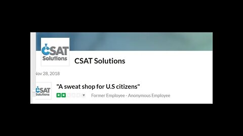 Is Apple using sweatshop labor in the United States with CSAT Solutions?