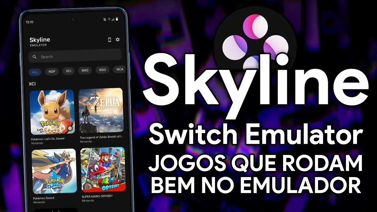 Quais jogos RODAM no Skyline Emulator? | Emulador de Switch no Android | Parte 1