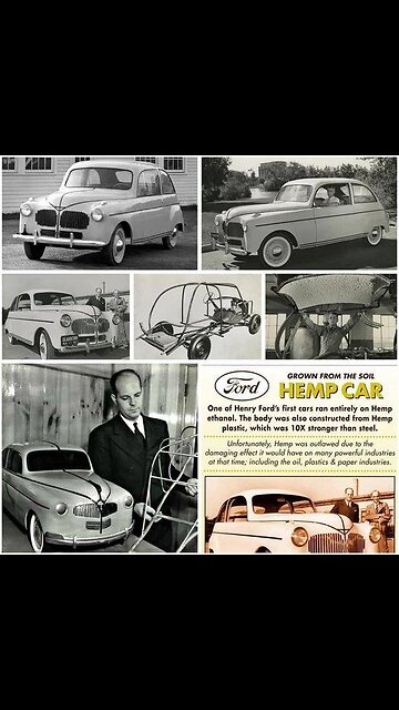 Henry Ford's Hemp Car - 1941
