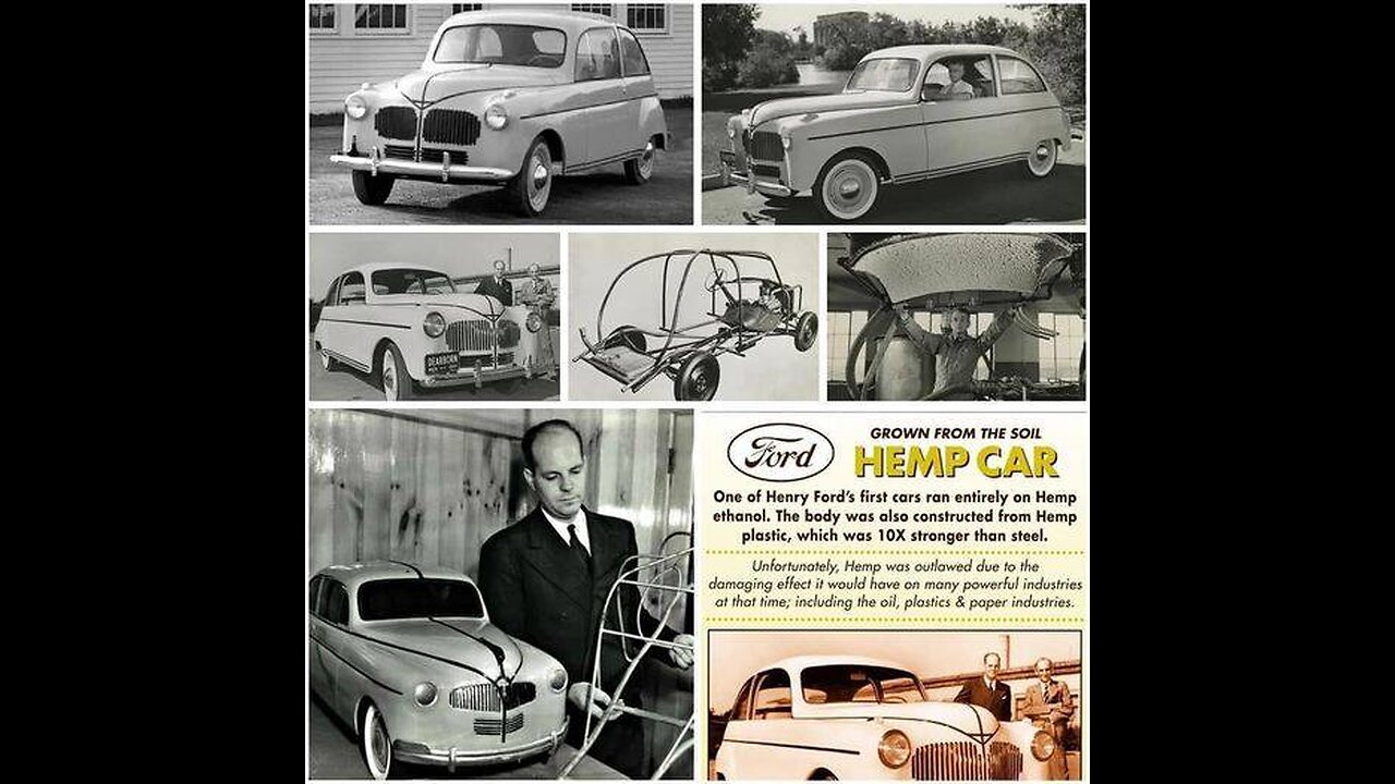 Henry Ford's Hemp Car - 1941