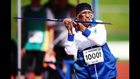 Oldest female athlete inspires the world