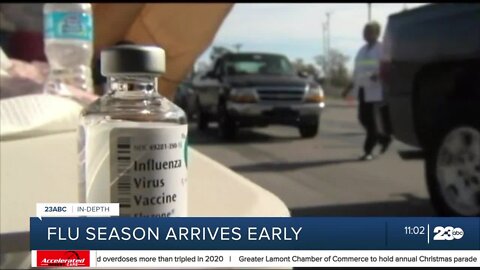 Flu season arrives early