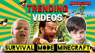 Trending Videos - SURVIVE on a Island for 100 days in MINECRAFT Hardcore...