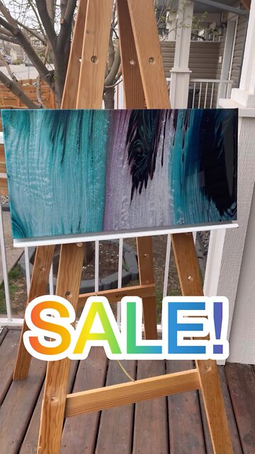 🥳SALE starts now! #shorts #sale #supportsmallbusiness #art #uniquegiftideas #acrylicart #yyc