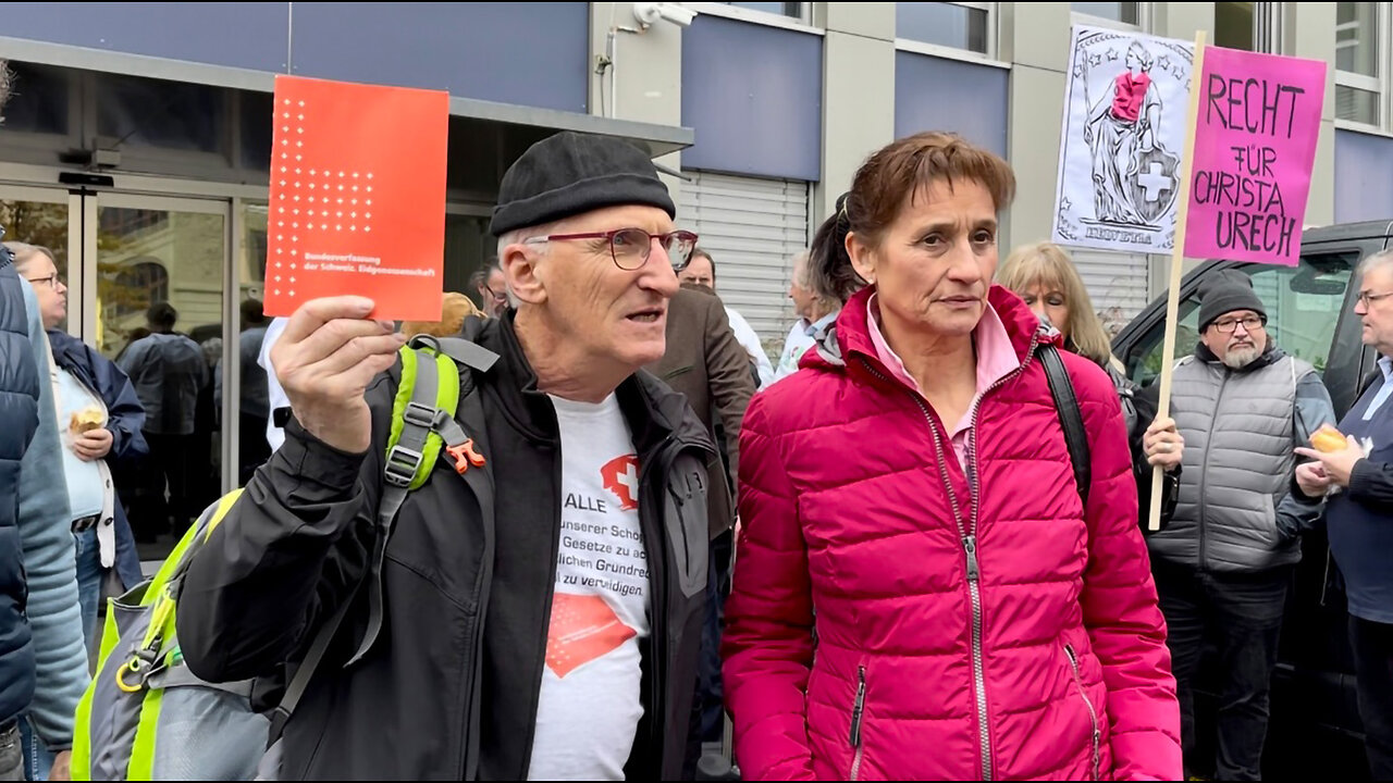 Christa Urech steht vor Gericht wegen Ungehorsam gegen amtliche Verfügungen - 18.11.2022 - Bern