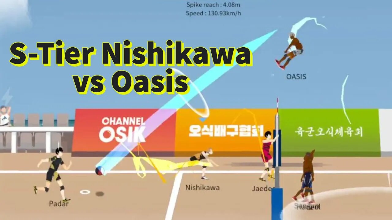 The Spike Volleyball - Reboot 2.0 - S-Tier Nishikawa vs Oasis - Challenge Mode Stage 4