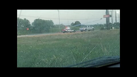 Traffic Stop Watching From Vehicle