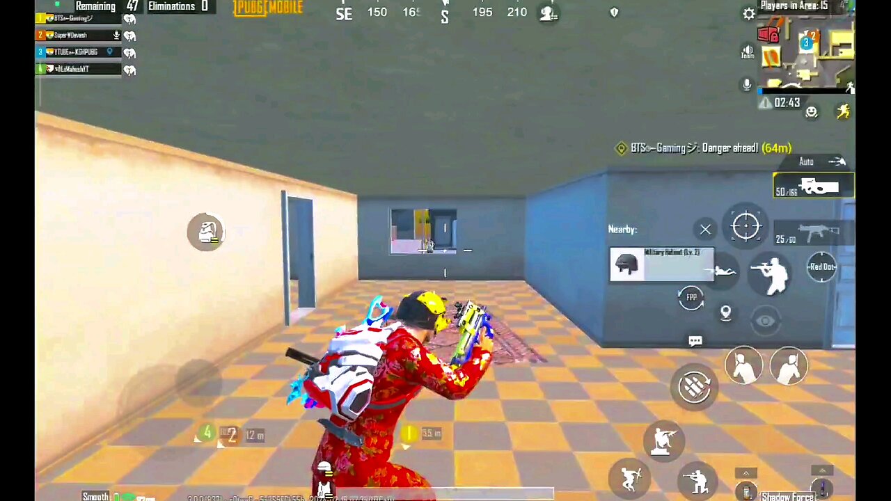 pubgmobile 1v4 Revenge clutch 🔥😈