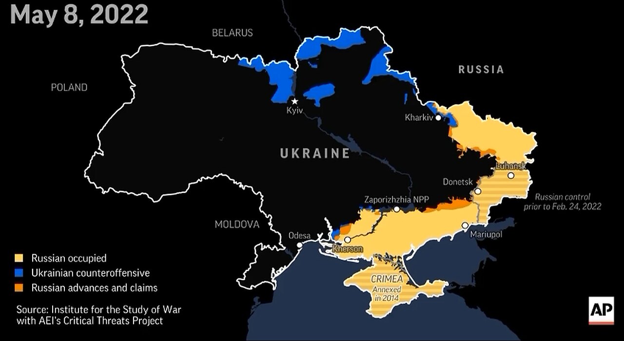 The war in Ukraine 2022-2023 change