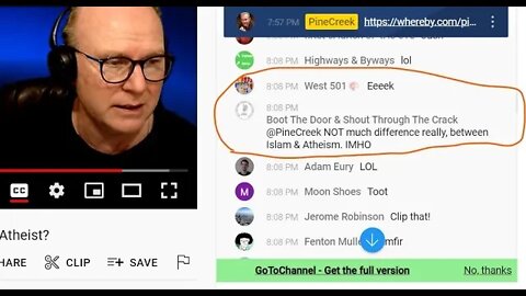 @PineCreek Pays me a compliment 🤣🤣#Islam or #Atheist * #KJV *