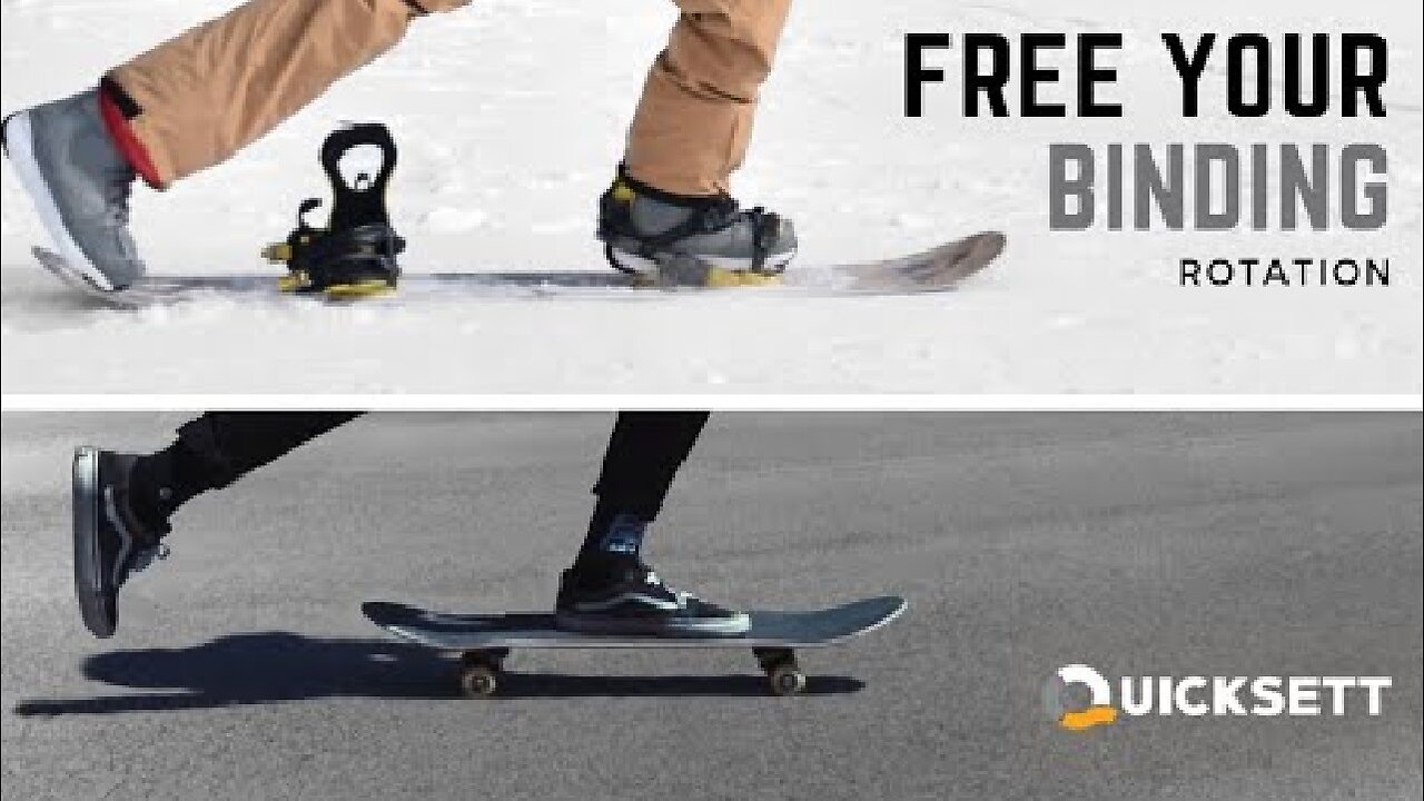 QuickSett V2 : The first rotating disc for snowboard bindingA sport