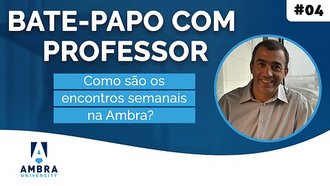 Como são os encontros ao vivo? - #05 Bate-papo com Professor - José Roberto