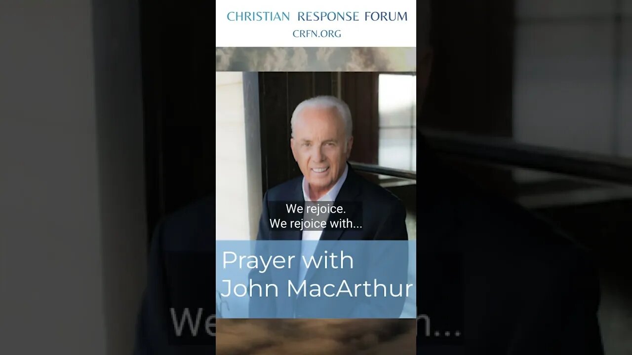 Being Thankful for God’s Gifts - Prayer with John MacArthur #shorts