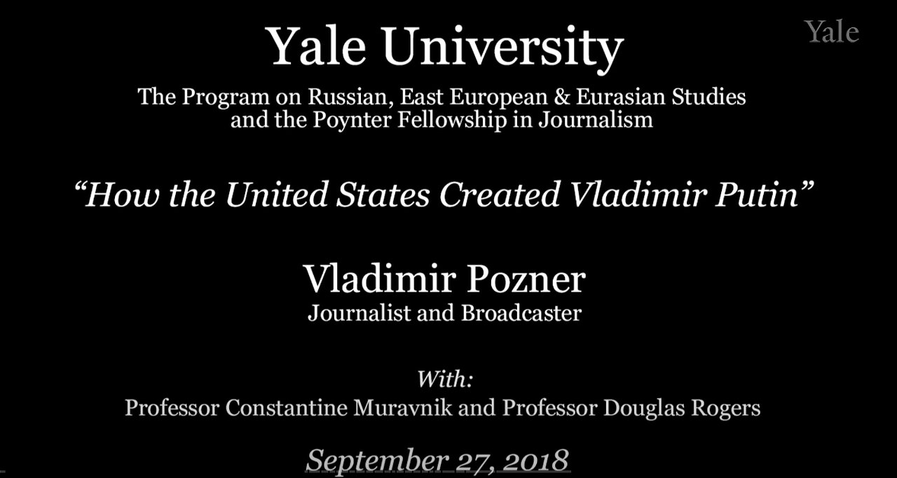 How the United States Created Vladimir Putin