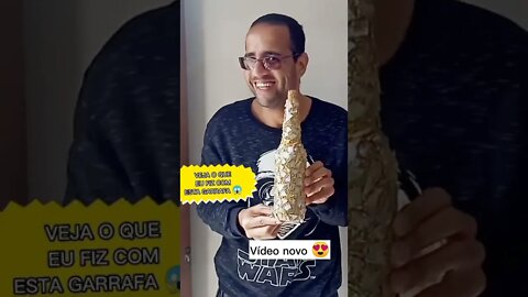 VEJAM O QUE EU FIZ, COM GARRAFA CD E PAPEL HIGIÊNICO? #diy #shortsvideo #youtubeshorts