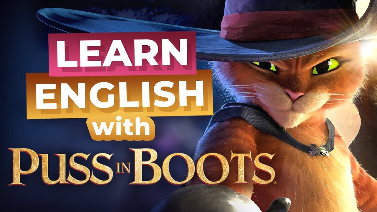 Learn english with puss in boots