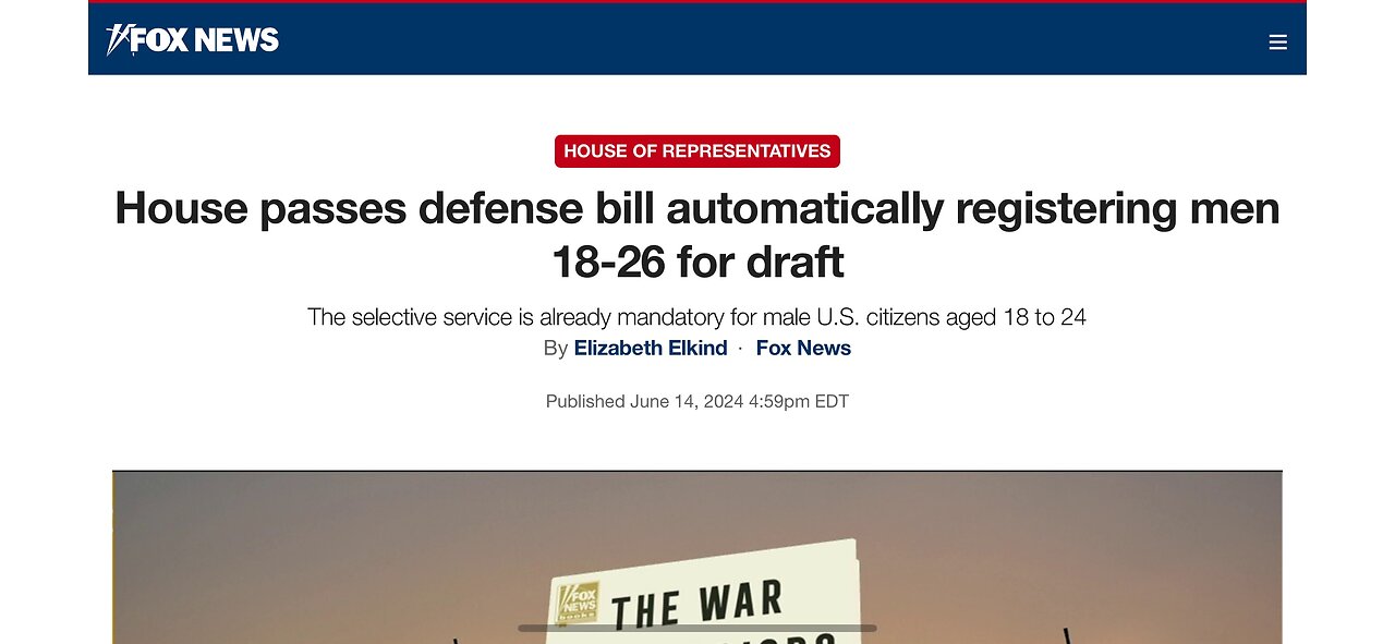 Breaking WW3 Houses passes bill to draft everyone 18 to 26!
