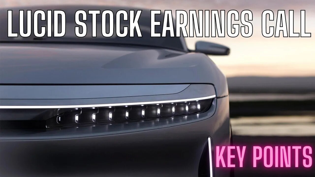 Lucid Stock Earnings Call Condensed