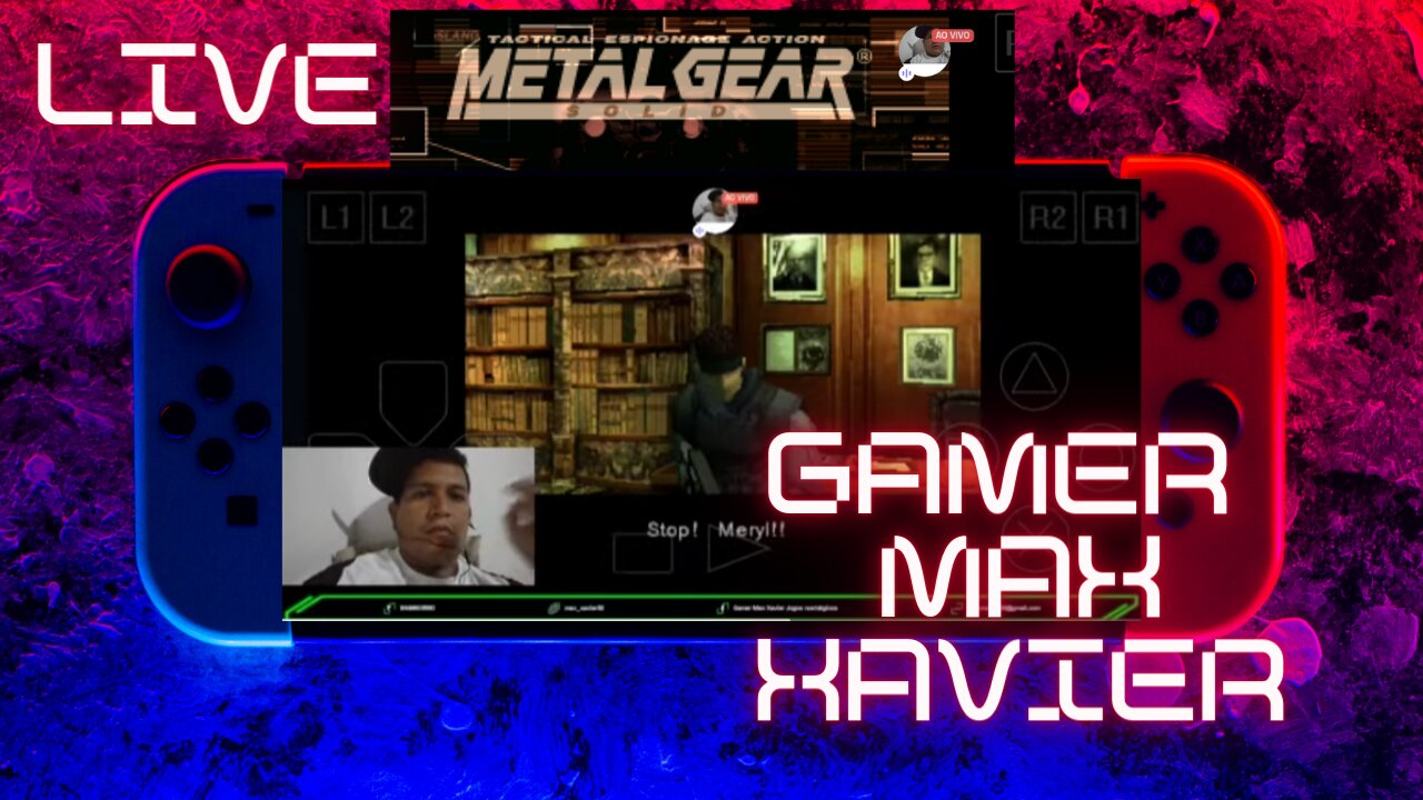 Live playing Metal Gear Solid (Disc 1) PlayStation 1 long game