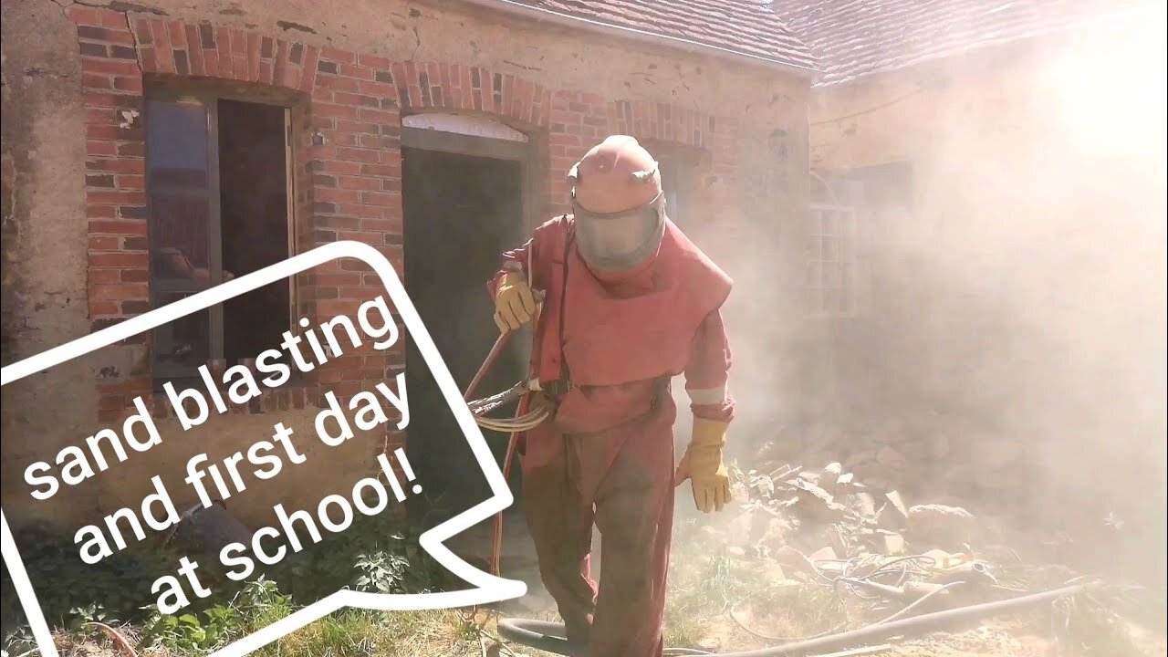 Escape to rural france- sand blasting and first day at school. EP005