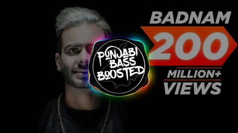 Badnam (Bass Boosted) Mankrit Aulakh | Feat DJ Flow Sukh Sanghara Singga