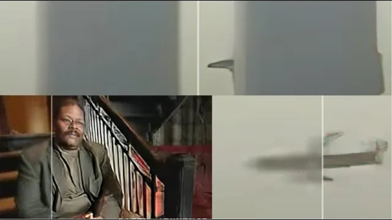WTC plane nose out Upscaled to 4K and slowed 8x + Audio Analysis.