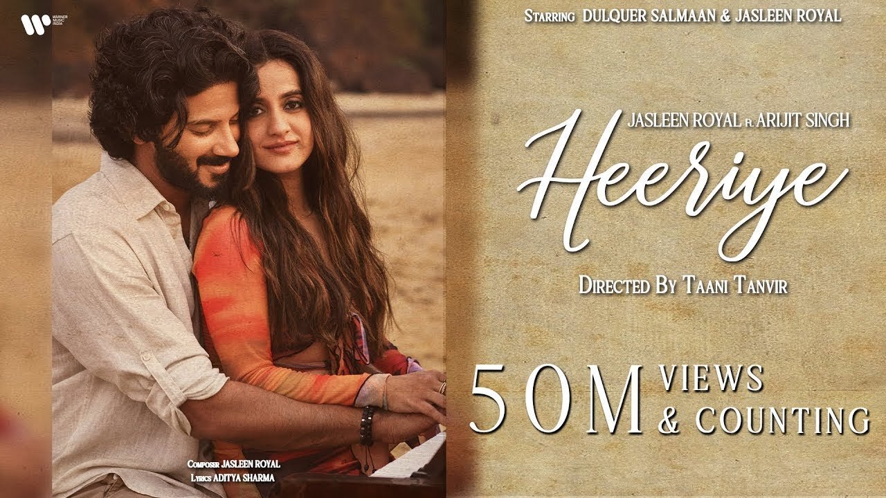 Heeriye (Official Video) Jasleen Royal ft. Arijit Singh | Dulquer Salmaan | Aditya| Taani | Memories