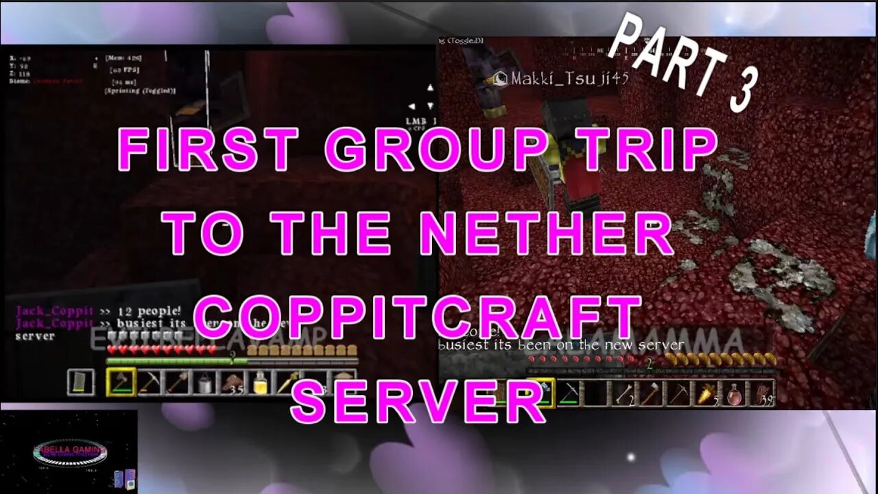 #MINECRAFT Group trip to the NETHER- CoppitCraft - Part 3