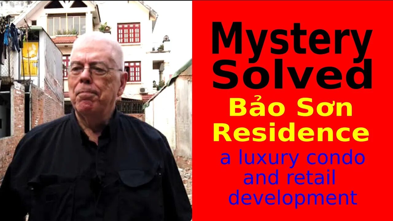 A Mystery Solved - Big Bảo Sơn Condo Project in the Neighborhood (Lifestyle)