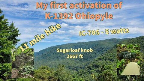 Parks on the air at Ohiopyle - Sugarloaf knob
